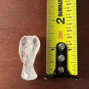Clear Quartz Crystal Angel Carving 😇